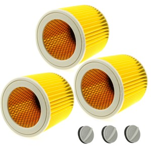3x Filtr wzmocniony do Karcher MV2 MV3 WD2 WD3 SE4001 WD2 PLUS KWD V17 V15