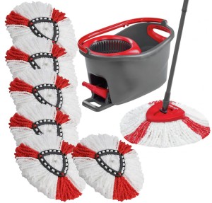 6x wkład do mopa Vileda Easy Wring Clean Turbo obrotowy – ultra chłonny