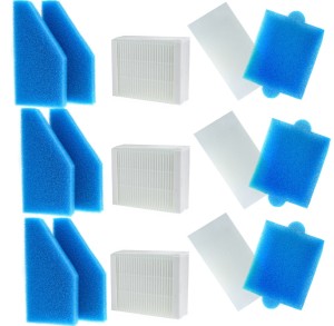 3x Komplet zestaw FILTRÓW FILTR DO ODKURZACZA THOMAS AQUA + PET & FAMILY
