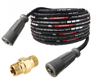 Wąż 5m do Karcher HD HDS DN6 400 bar 155°C TR22 Easy Lock Force Przedłużka